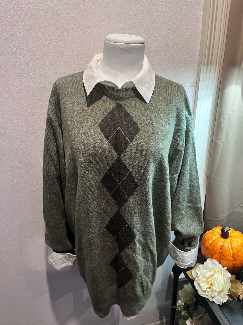 Men’s Argyle Sweater